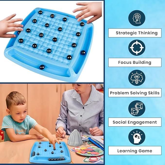 Ignite Brainpower & Bonding — The Magnetic Battle Chess Game Every Family Loves!